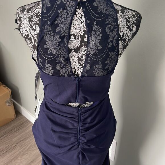 Sequin Hearts
Two-Piece Beaded Halter with Solid Skirt NEW - Picture 4 of 5